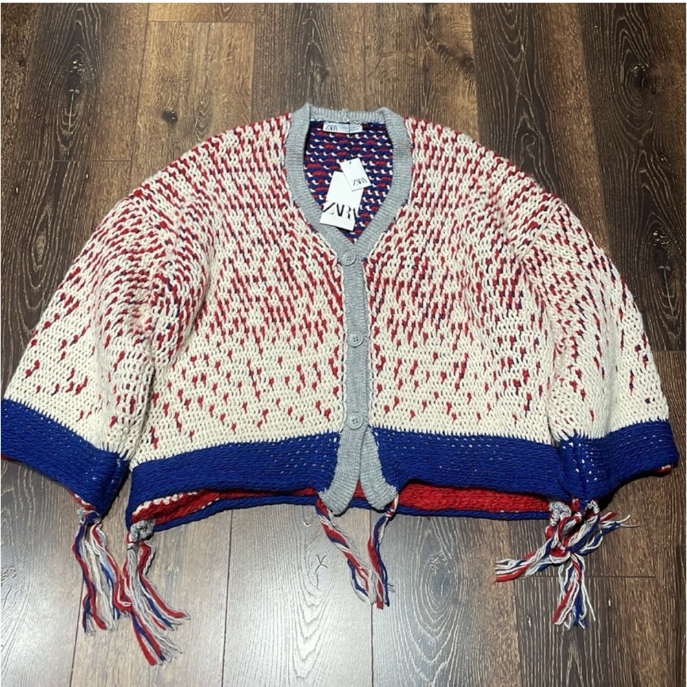 Zara fringed knit jacket - Picture 11 of 14